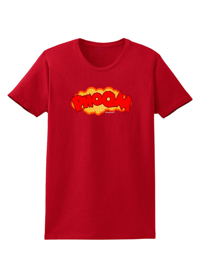 Onomatopoeia PHOOM Womens Dark T-Shirt-TooLoud-Red-X-Small-Davson Sales