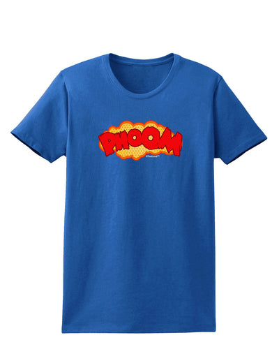 Onomatopoeia PHOOM Womens Dark T-Shirt-TooLoud-Royal-Blue-X-Small-Davson Sales