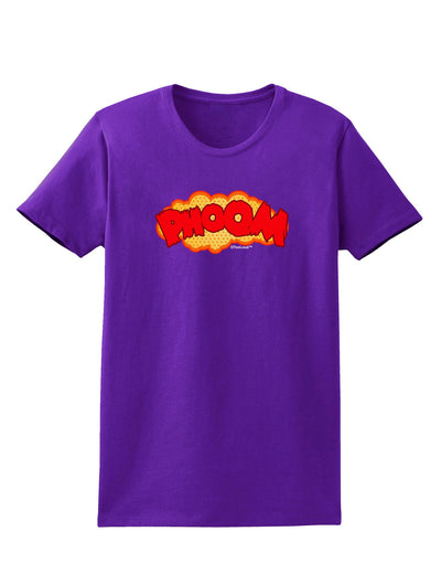 Onomatopoeia PHOOM Womens Dark T-Shirt-TooLoud-Purple-X-Small-Davson Sales