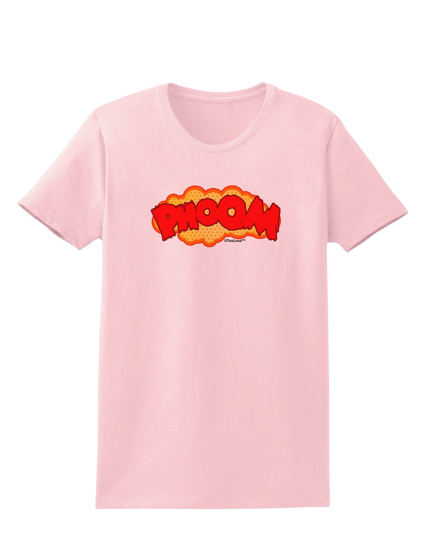 Onomatopoeia PHOOM Womens T-Shirt-Womens T-Shirt-TooLoud-PalePink-X-Small-Davson Sales