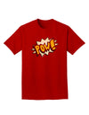 Onomatopoeia POW Adult Dark T-Shirt-Mens T-Shirt-TooLoud-Red-Small-Davson Sales