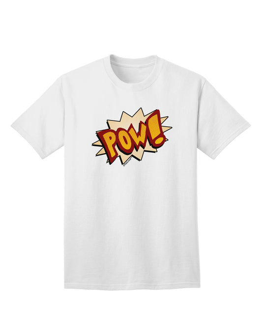 Onomatopoeia POW Adult T-Shirt-Mens T-Shirt-TooLoud-White-Small-Davson Sales