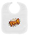 Onomatopoeia POW Baby Bib