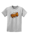 Onomatopoeia POW Childrens T-Shirt-Childrens T-Shirt-TooLoud-AshGray-X-Small-Davson Sales