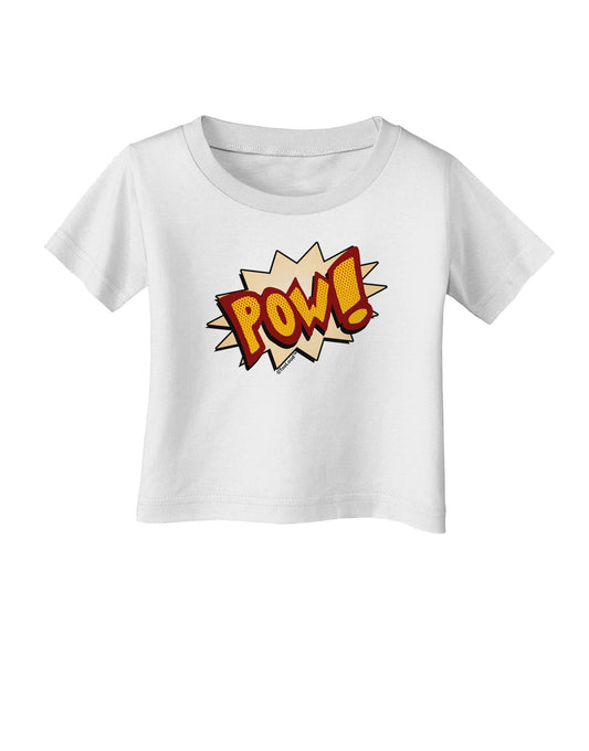 Onomatopoeia POW Infant T-Shirt-Infant T-Shirt-TooLoud-White-06-Months-Davson Sales
