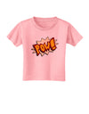 Onomatopoeia POW Toddler T-Shirt-Toddler T-Shirt-TooLoud-Candy-Pink-2T-Davson Sales