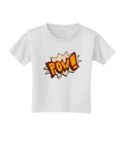 Onomatopoeia POW Toddler T-Shirt-Toddler T-Shirt-TooLoud-White-2T-Davson Sales