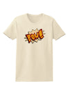 Onomatopoeia POW Womens T-Shirt-Womens T-Shirt-TooLoud-Natural-X-Small-Davson Sales