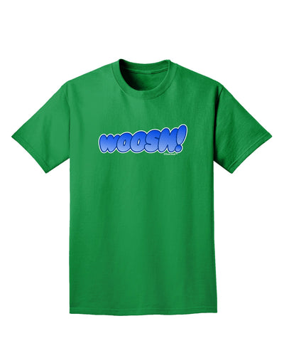 Onomatopoeia WOOSH Adult Dark T-Shirt-Mens T-Shirt-TooLoud-Kelly-Green-Small-Davson Sales