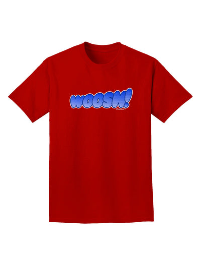 Onomatopoeia WOOSH Adult Dark T-Shirt-Mens T-Shirt-TooLoud-Red-Small-Davson Sales