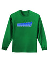 Onomatopoeia WOOSH Adult Long Sleeve Dark T-Shirt-TooLoud-Kelly-Green-Small-Davson Sales