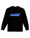 Onomatopoeia WOOSH Adult Long Sleeve Dark T-Shirt-TooLoud-Black-Small-Davson Sales