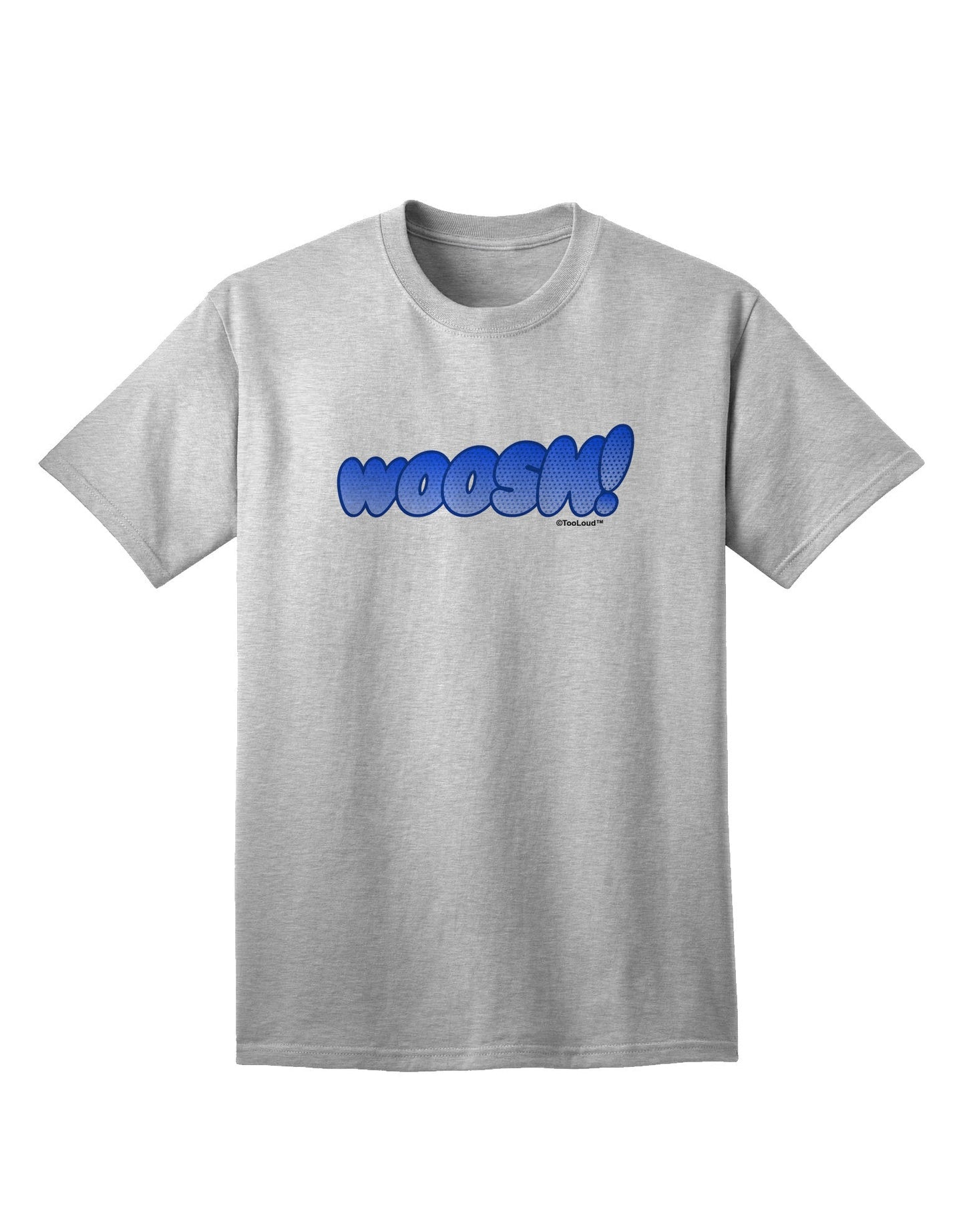 Onomatopoeia WOOSH Adult T-Shirt-Mens T-Shirt-TooLoud-AshGray-Small-Davson Sales
