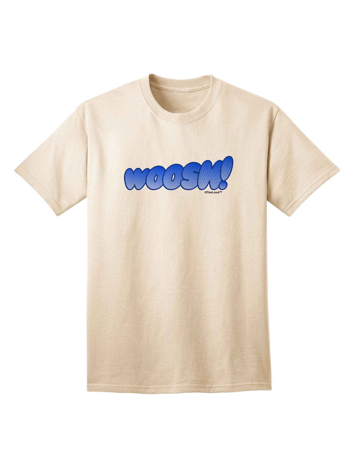 Onomatopoeia WOOSH Adult T-Shirt-Mens T-Shirt-TooLoud-Natural-Small-Davson Sales