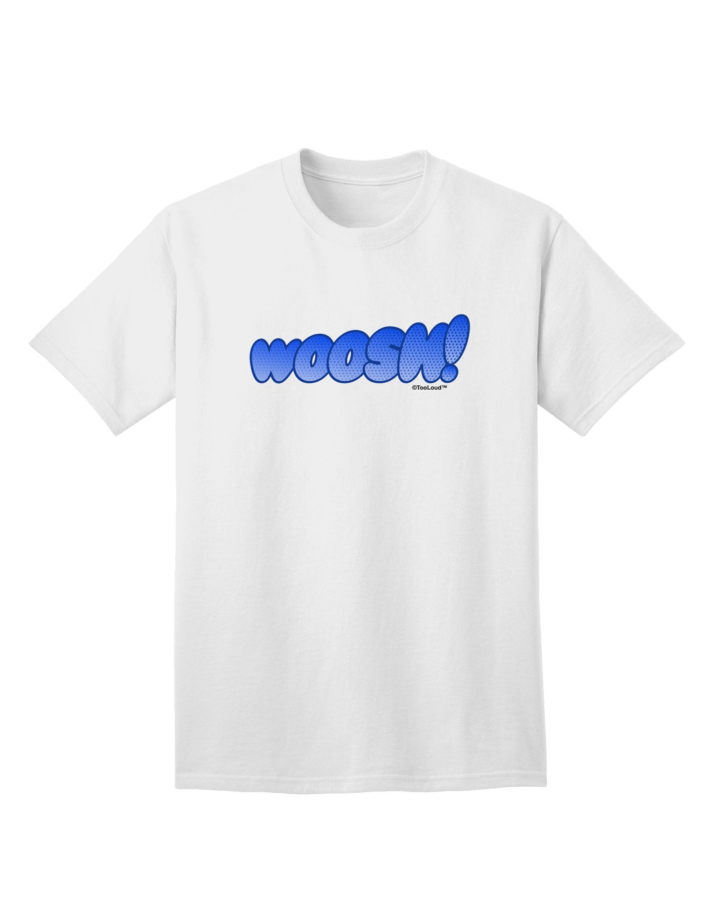 Onomatopoeia WOOSH Adult T-Shirt-Mens T-Shirt-TooLoud-White-Small-Davson Sales