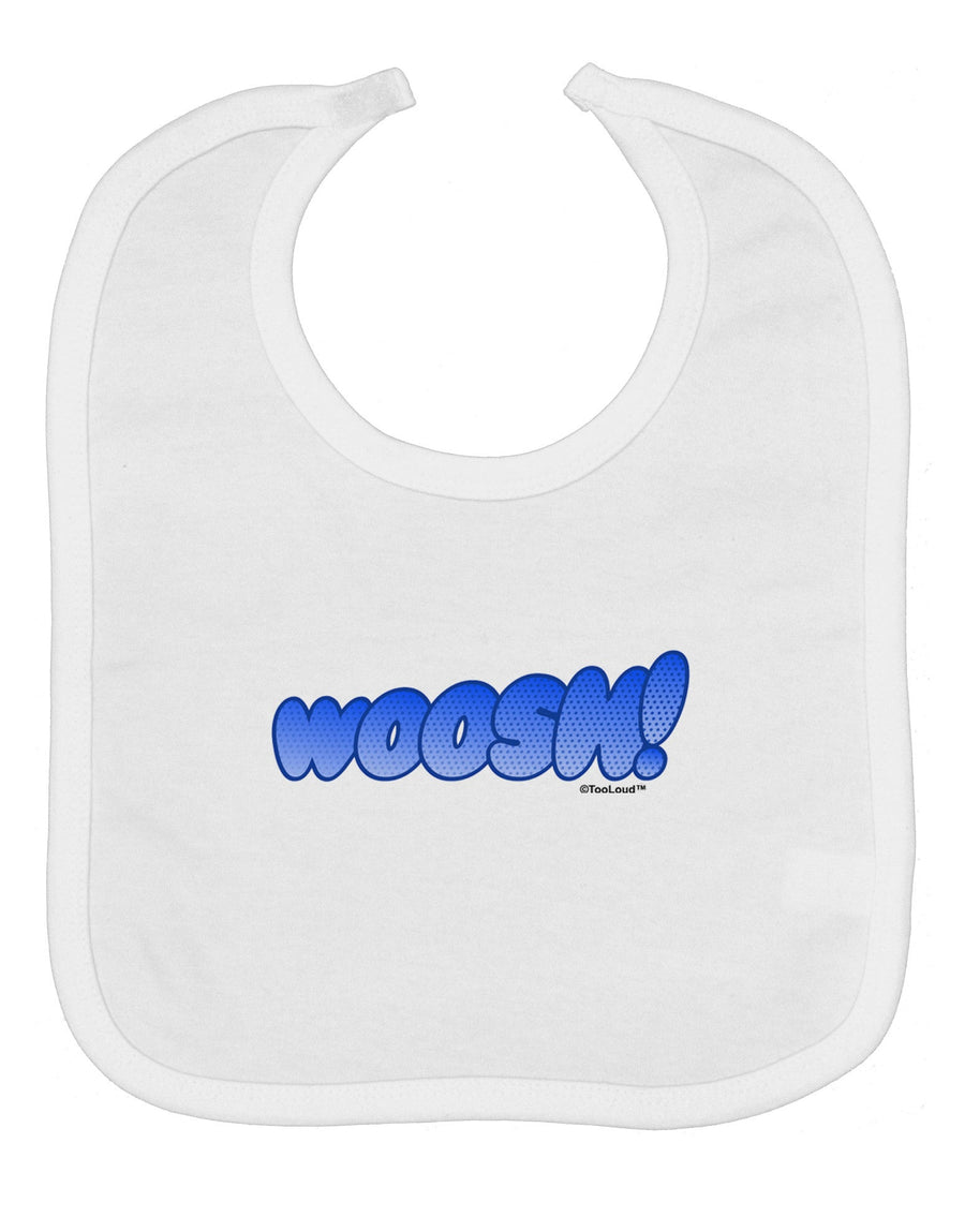 Onomatopoeia WOOSH Baby Bib