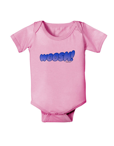 Onomatopoeia WOOSH Baby Romper Bodysuit-Baby Romper-TooLoud-Light-Pink-06-Months-Davson Sales