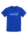 Onomatopoeia WOOSH Childrens Dark T-Shirt-Childrens T-Shirt-TooLoud-Royal-Blue-X-Small-Davson Sales