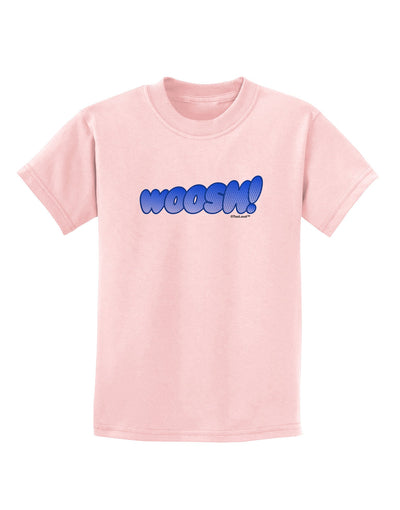 Onomatopoeia WOOSH Childrens T-Shirt-Childrens T-Shirt-TooLoud-PalePink-X-Small-Davson Sales