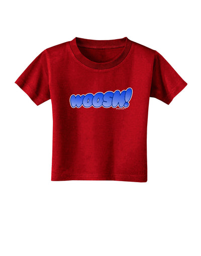 Onomatopoeia WOOSH Toddler T-Shirt Dark-Toddler T-Shirt-TooLoud-Red-2T-Davson Sales