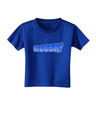 Onomatopoeia WOOSH Toddler T-Shirt Dark-Toddler T-Shirt-TooLoud-Royal-Blue-2T-Davson Sales