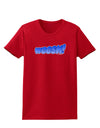 Onomatopoeia WOOSH Womens Dark T-Shirt-TooLoud-Red-X-Small-Davson Sales