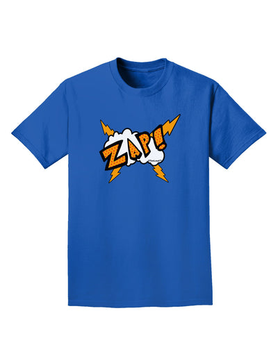 Onomatopoeia ZAP Adult Dark T-Shirt-Mens T-Shirt-TooLoud-Royal-Blue-Small-Davson Sales