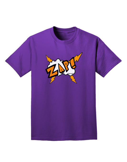 Onomatopoeia ZAP Adult Dark T-Shirt-Mens T-Shirt-TooLoud-Purple-Small-Davson Sales