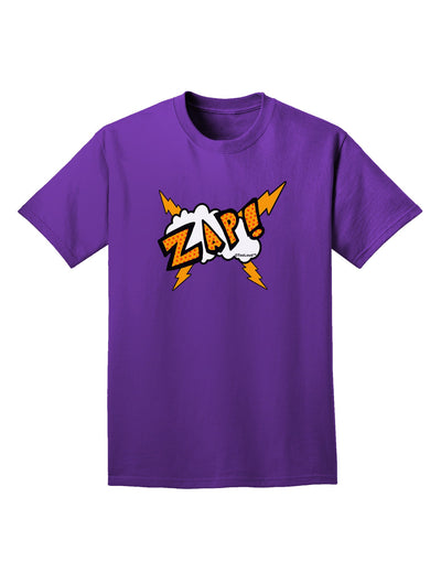 Onomatopoeia ZAP Adult Dark T-Shirt-Mens T-Shirt-TooLoud-Purple-Small-Davson Sales