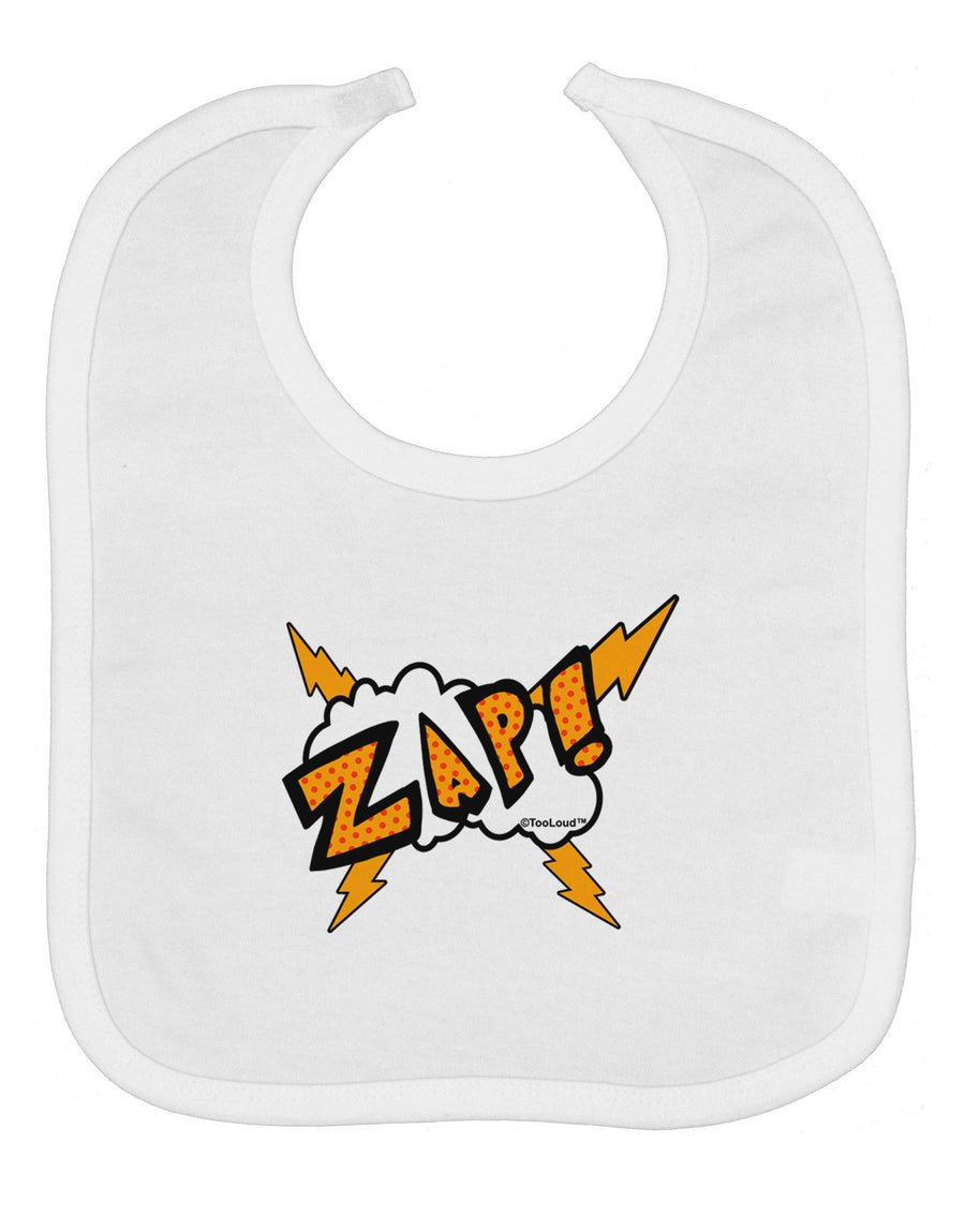 Onomatopoeia ZAP Baby Bib