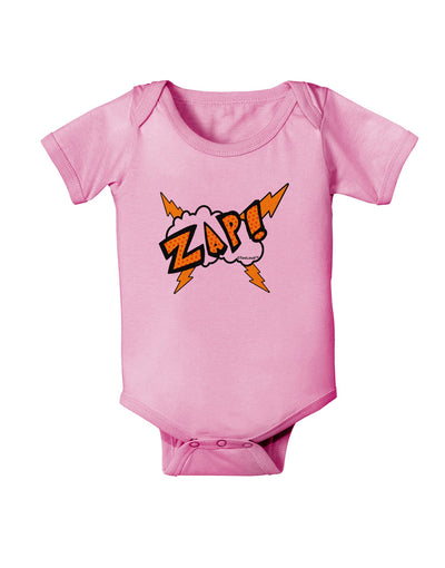 Onomatopoeia ZAP Baby Romper Bodysuit-Baby Romper-TooLoud-Light-Pink-06-Months-Davson Sales