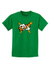 Onomatopoeia ZAP Childrens Dark T-Shirt-Childrens T-Shirt-TooLoud-Kelly-Green-X-Small-Davson Sales