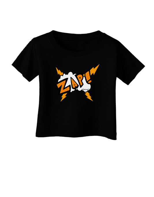 Onomatopoeia ZAP Infant T-Shirt Dark-Infant T-Shirt-TooLoud-Black-06-Months-Davson Sales