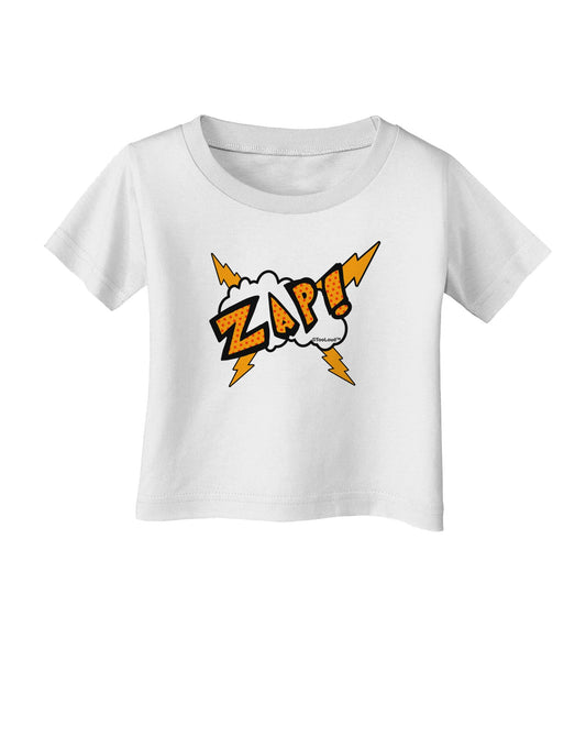 Onomatopoeia ZAP Infant T-Shirt-Infant T-Shirt-TooLoud-White-06-Months-Davson Sales