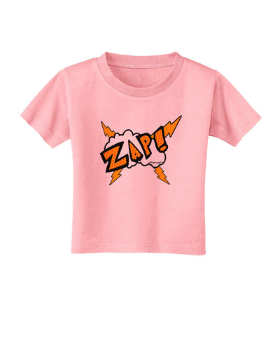 Onomatopoeia ZAP Toddler T-Shirt-Toddler T-Shirt-TooLoud-Candy-Pink-2T-Davson Sales