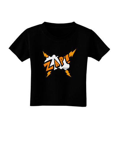 Onomatopoeia ZAP Toddler T-Shirt Dark-Toddler T-Shirt-TooLoud-Black-2T-Davson Sales