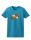 Onomatopoeia ZAP Womens Dark T-Shirt-TooLoud-Turquoise-X-Small-Davson Sales