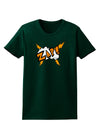 Onomatopoeia ZAP Womens Dark T-Shirt-TooLoud-Forest-Green-Small-Davson Sales