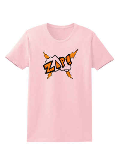 Onomatopoeia ZAP Womens T-Shirt-Womens T-Shirt-TooLoud-PalePink-X-Small-Davson Sales