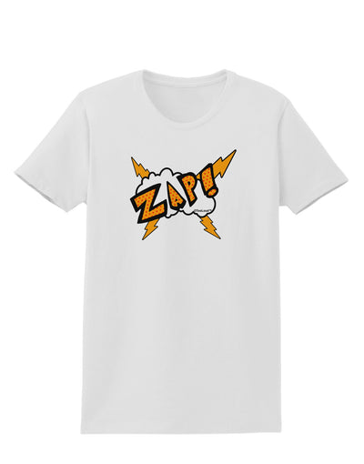 Onomatopoeia ZAP Womens T-Shirt-Womens T-Shirt-TooLoud-White-X-Small-Davson Sales