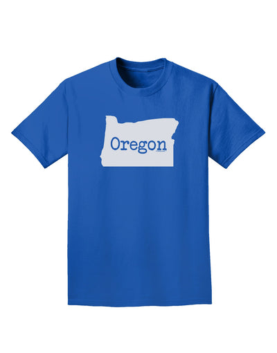 Oregon - United States Shape Adult Dark T-Shirt by TooLoud-Mens T-Shirt-TooLoud-Royal-Blue-Small-Davson Sales