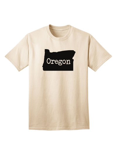 Oregon - United States Shape Adult T-Shirt by TooLoud: A Stylish Representation of Oregon's Unique Identity-Mens T-shirts-TooLoud-Natural-Small-Davson Sales