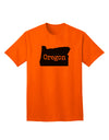 Oregon - United States Shape Adult T-Shirt by TooLoud: A Stylish Representation of Oregon's Unique Identity-Mens T-shirts-TooLoud-Orange-Small-Davson Sales