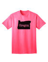 Oregon - United States Shape Adult T-Shirt by TooLoud: A Stylish Representation of Oregon's Unique Identity-Mens T-shirts-TooLoud-Neon-Pink-Small-Davson Sales