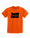 Oregon - United States Shape Childrens T-Shirt by TooLoud-Childrens T-Shirt-TooLoud-Orange-X-Small-Davson Sales