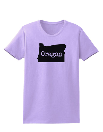 Oregon - United States Shape Womens T-Shirt by TooLoud-Womens T-Shirt-TooLoud-Lavender-X-Small-Davson Sales