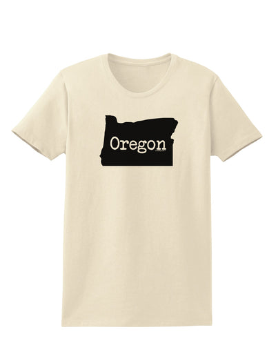 Oregon - United States Shape Womens T-Shirt by TooLoud-Womens T-Shirt-TooLoud-Natural-X-Small-Davson Sales