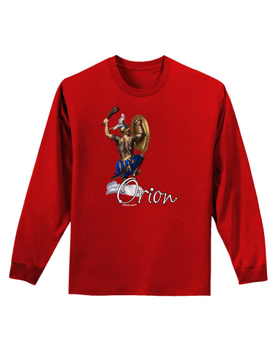 Orion Color Illustration Adult Long Sleeve Dark T-Shirt-TooLoud-Red-Small-Davson Sales