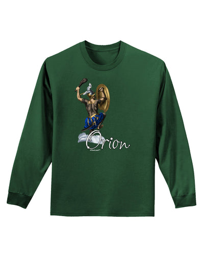 Orion Color Illustration Adult Long Sleeve Dark T-Shirt-TooLoud-Dark-Green-Small-Davson Sales