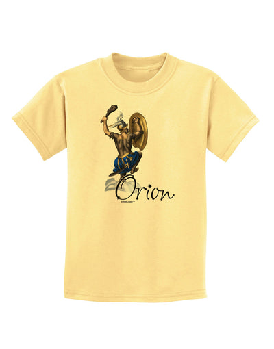 Orion Color Illustration Childrens T-Shirt-Childrens T-Shirt-TooLoud-Daffodil-Yellow-X-Small-Davson Sales